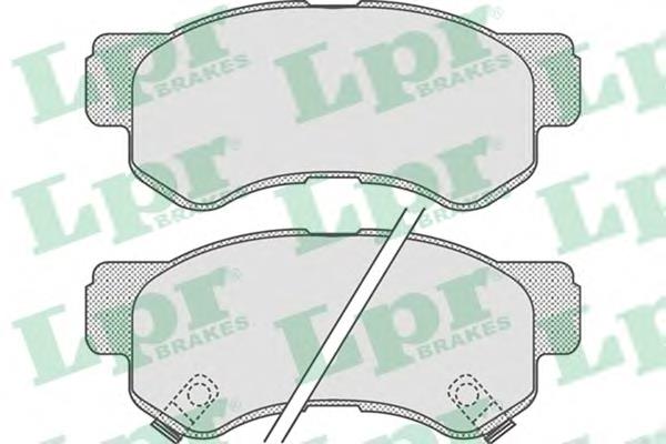 Задні гальмівні колодки LPR 05P847 ціна, від 12.67 USD