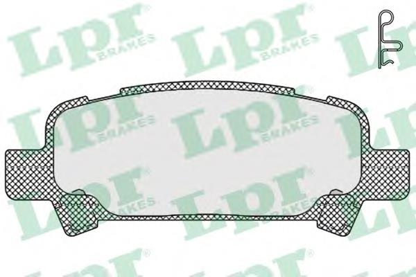 Задні дискові колодки LPR 05P838