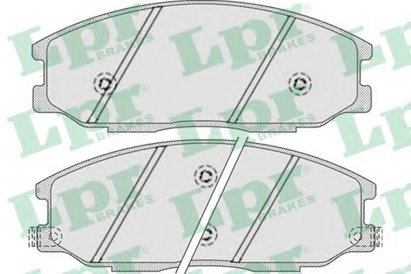 05P858 LPR Передні гальмівні колодки