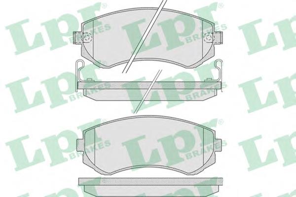 Тормозні колодки LPR 05P856