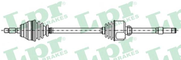 Піввісь (привід) передня, права DS21070 LPR