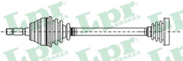 Піввісь (привід) передня DS30016 LPR