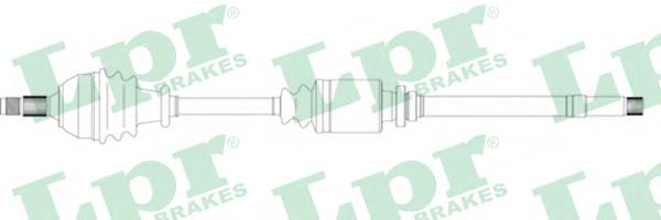 Піввісь передня, права LPR DS16081 ціна, від 96.08 USD