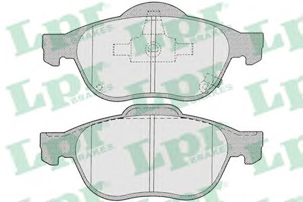 Передні тормозні колодки 05P1215 LPR