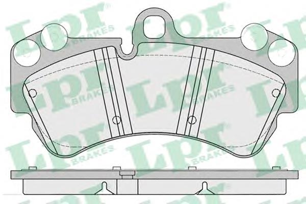 Передні тормозні колодки 05P1226 LPR