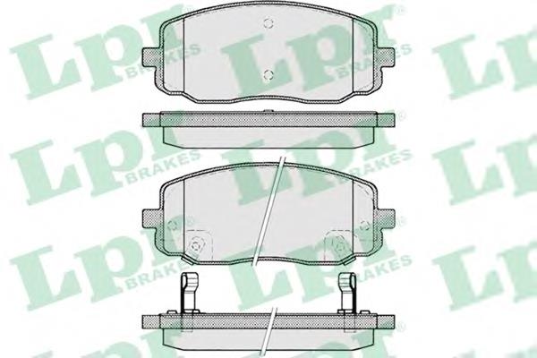 Передні тормозні колодки 05P1220 LPR