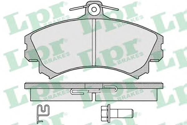 Передні тормозні колодки 05P1221 LPR