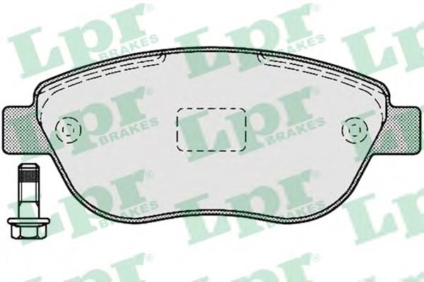 Гальмівні колодки LPR 05P1192 ціна, від 15.30 USD