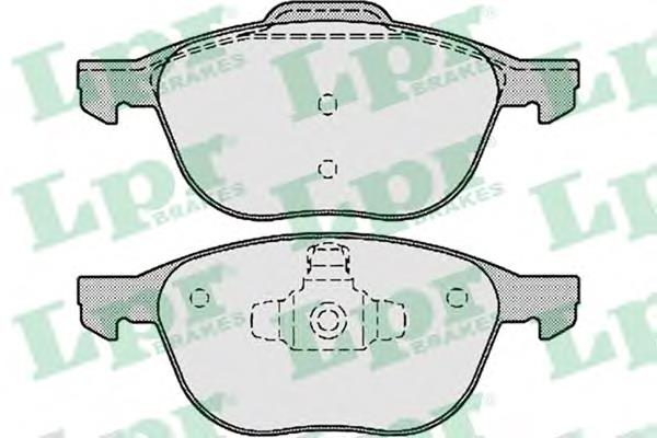 Передні тормозні колодки 05P1190 LPR