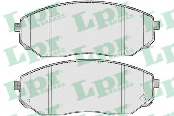 Передні тормозні колодки 05P1207 LPR