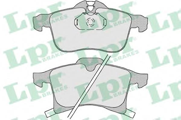 Гальмівні колодки LPR 05P1197 ціна, від 22.40 USD