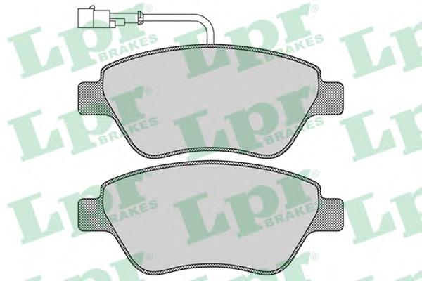 Передні тормозні колодки 05P1264 LPR
