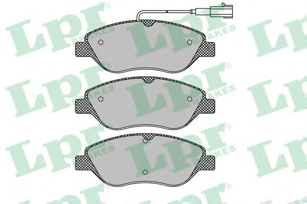 Гальмівні колодки LPR 05P1267 ціна, від 20.84 USD