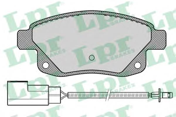 Купити 05P1261 LPR Задні колодки