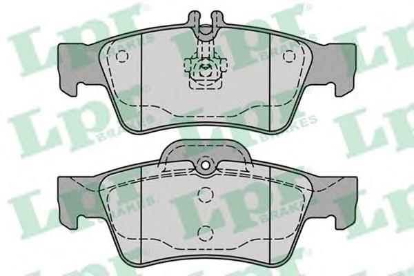 Задні гальмівні колодки LPR 05P1232 ціна, від 19.76 USD