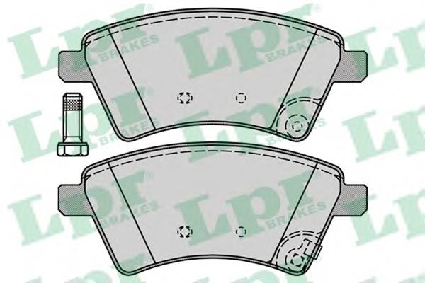 05P1245 LPR Передні гальмівні колодки