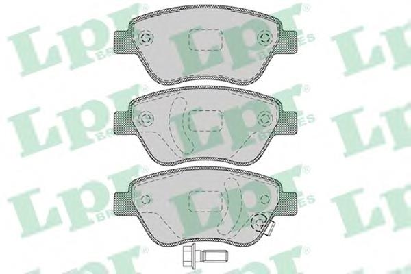05P1247 LPR Передні гальмівні колодки