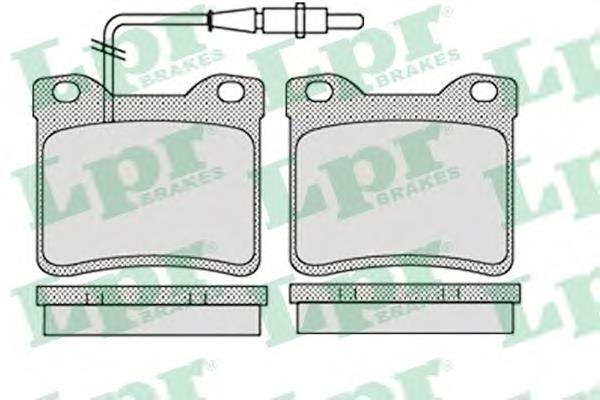 Задні гальмівні колодки LPR 05P1134 ціна, від 15.94 USD