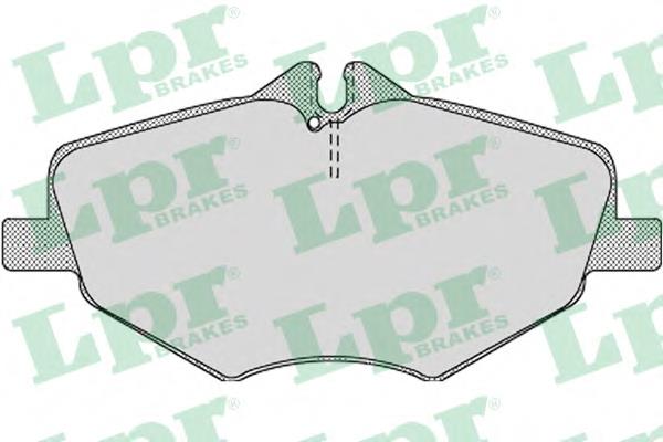 Купити 05P1124 LPR Колодки гальмівні передні, дискові