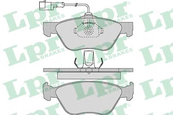 05P1098 LPR Передні гальмівні колодки