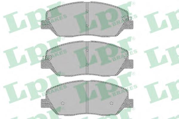 05P1382 LPR Передні гальмівні колодки