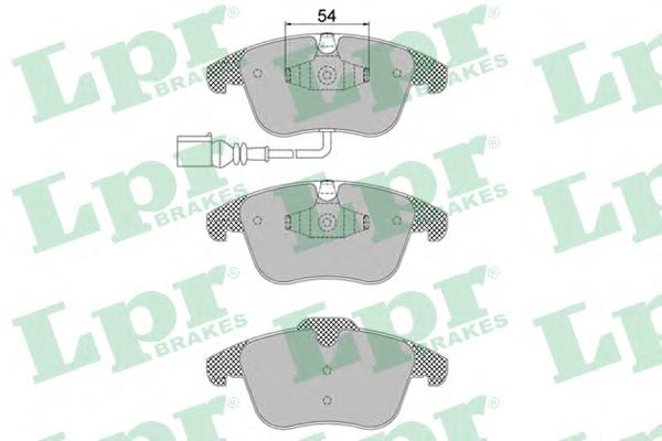 05P1392 LPR Передні гальмівні колодки