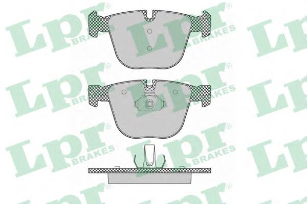 Задні гальмівні колодки 05P1367 LPR