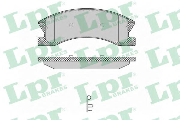 Гальмівні колодки LPR 05P1365 ціна, від 32.29 USD