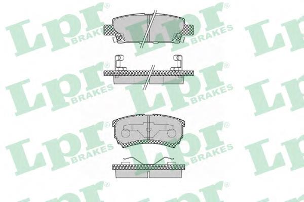 Задні гальмівні колодки LPR 05P1373 ціна, від 17.57 USD