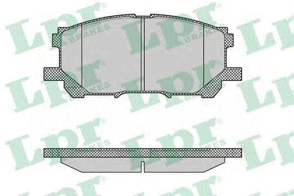 Передні тормозні колодки 05P1368 LPR