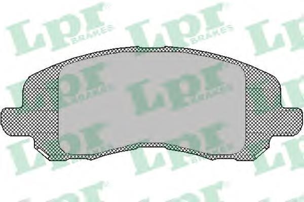 05P1430 LPR Передні гальмівні колодки