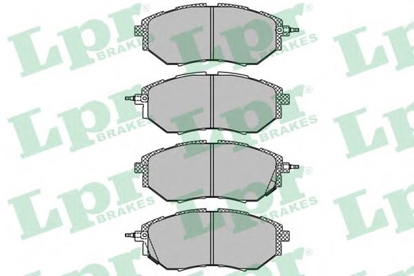 Передні тормозні колодки 05P1402 LPR