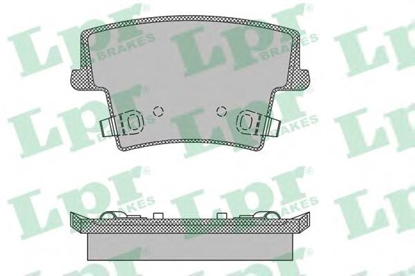 Купити 05P1400 LPR Задні колодки
