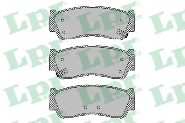 Купити 05P1417 LPR Задні колодки