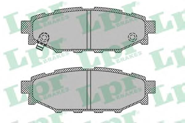 Задні гальмівні колодки LPR 05P1408 ціна, від 16.64 USD