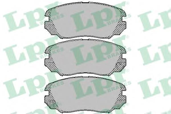 05P1409 LPR колодки гальмівні передні, дискові