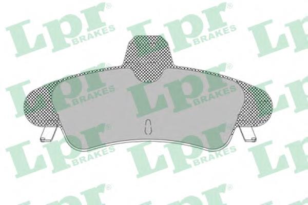 Задні гальмівні колодки 05P1292 LPR