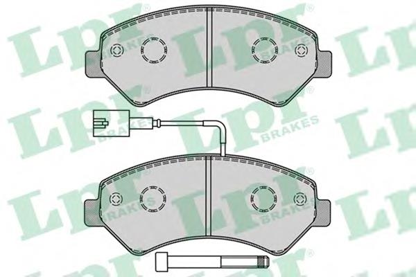Гальмівні колодки LPR 05P1288 ціна, від 37.22 USD