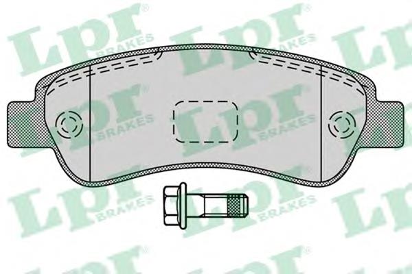 Задні гальмівні колодки LPR 05P1289 ціна, від 18.49 USD