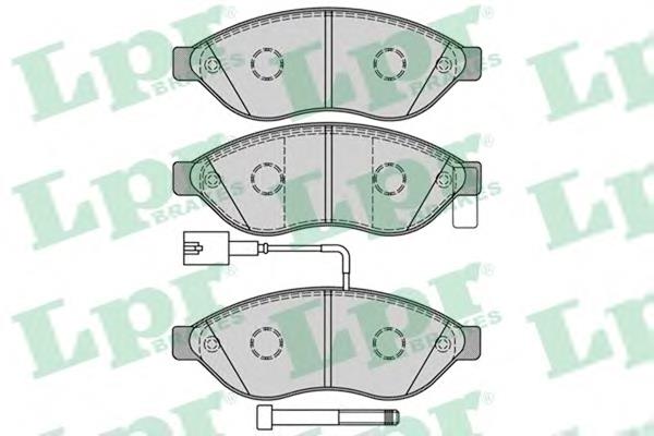 Гальмівні колодки LPR 05P1287 ціна, від 30.31 USD