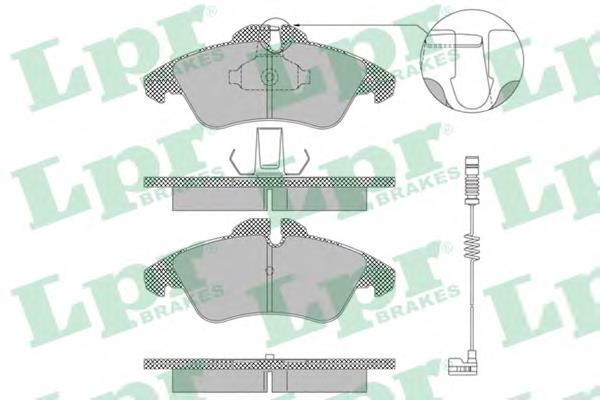 Гальмівні колодки LPR 05P1304 ціна, від 21.84 USD