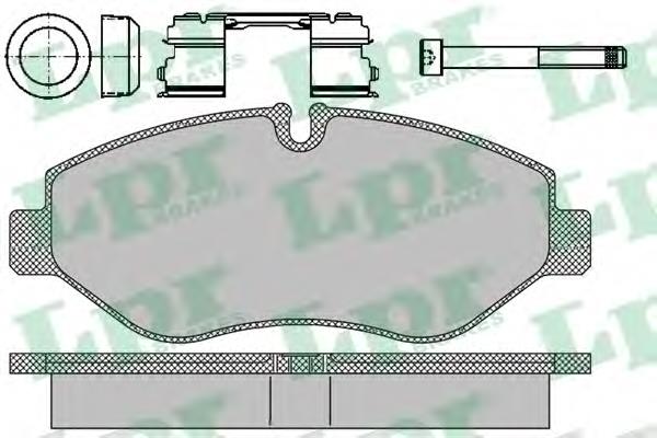 Гальмівні колодки LPR 05P1297 ціна, від 23.33 USD