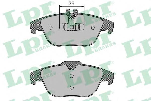 Купити 05P1274 LPR Задні колодки