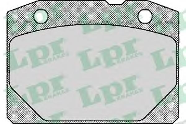 Гальмівні колодки LPR 05P127 ціна, від 7.36 USD