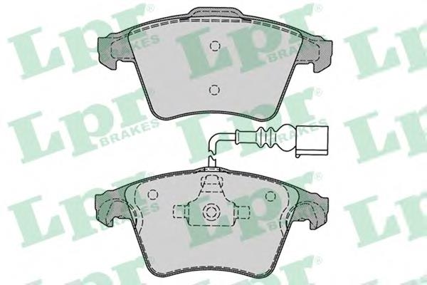 05P1285 LPR Передні гальмівні колодки