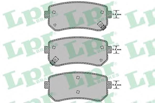 Задні дискові колодки LPR 05P1344