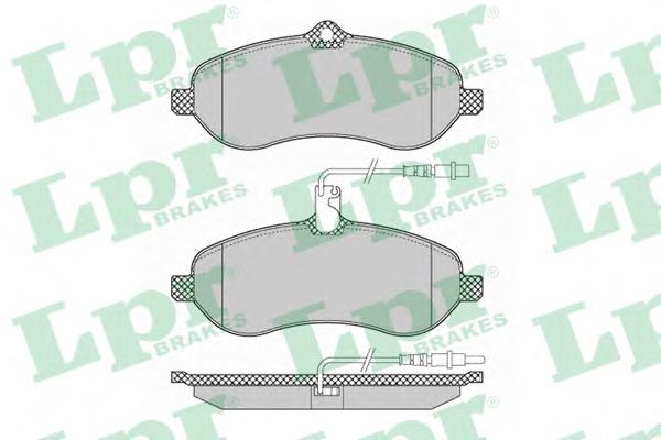 Тормозні колодки LPR 05P1348