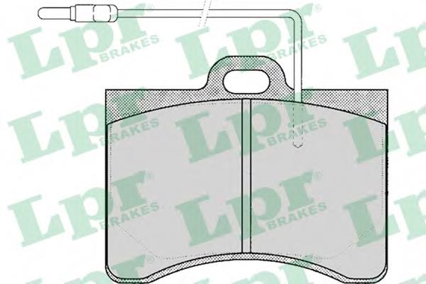 Колодки гальмівні передні, дискові 05P132 LPR