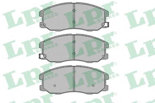 Передні тормозні колодки 05P1322 LPR