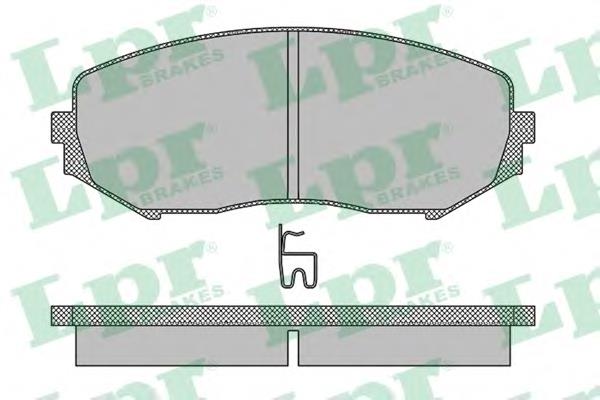 Гальмівні колодки LPR 05P1318 ціна, від 21.72 USD